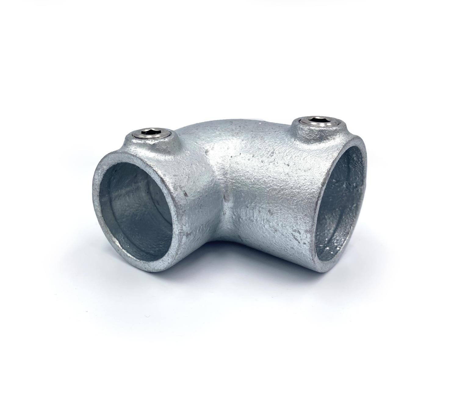 Buiskoppeling Kniestuk 90° - verloop-ED / 48,3 mm - 42,4 mm